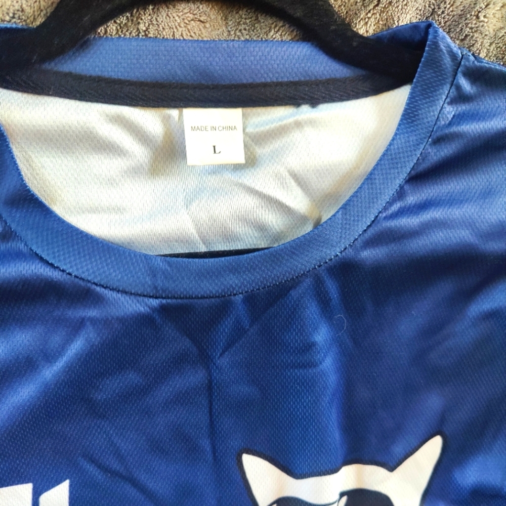 Blue 'The Catfather' Graphic T-Shirt Sports Breathable Material. Brand New. - Picture 3 of 5